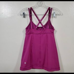 LULULEMON Warrior 1 Luxtreme Purple Strappy Tank